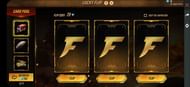Flip cards to win rewards in Free Fire
